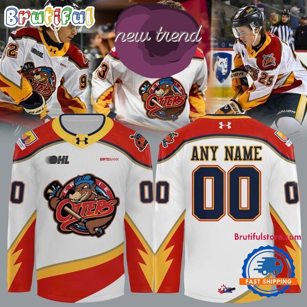 Erie Otters Warmup Specialty 2026 Custom Limited Edition Hockey Jersey Erie Otters Warmup Specialty 2026 Custom Limited Edition Hockey Jersey