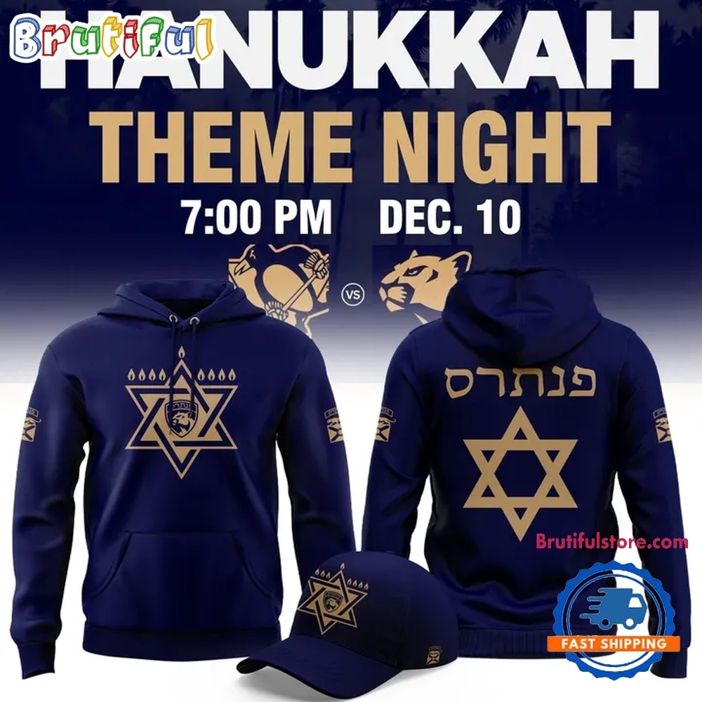 Florida Panthers Hanukkah Theme Night 2026 Hoodie Florida Panthers Hanukkah Theme Night 2026 Hoodie