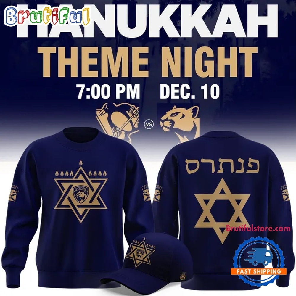 Florida Panthers Hanukkah Theme Night 2026 Sweatshirt Florida Panthers Hanukkah Theme Night 2026 Sweatshirt