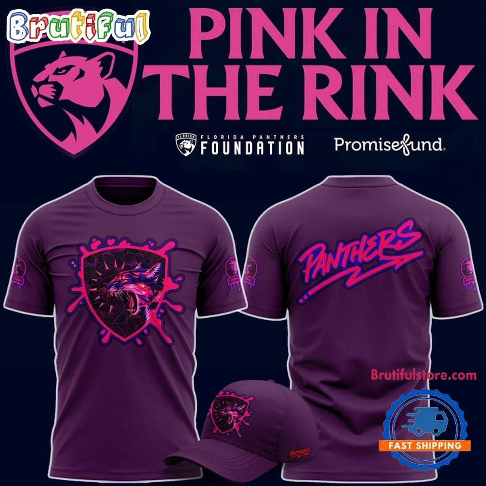 Florida Panthers Pink in the Rink 2026 Limited Edition T Shirt Florida Panthers Pink in the Rink 2026 Limited Edition T Shirt