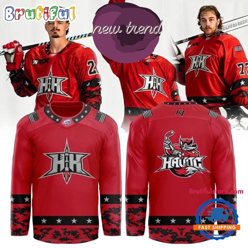 Huntsville Havoc 2026 Rockets Red Glare Special New Hockey Jersey Huntsville Havoc 2026 Rockets Red Glare Special New Hockey Jersey