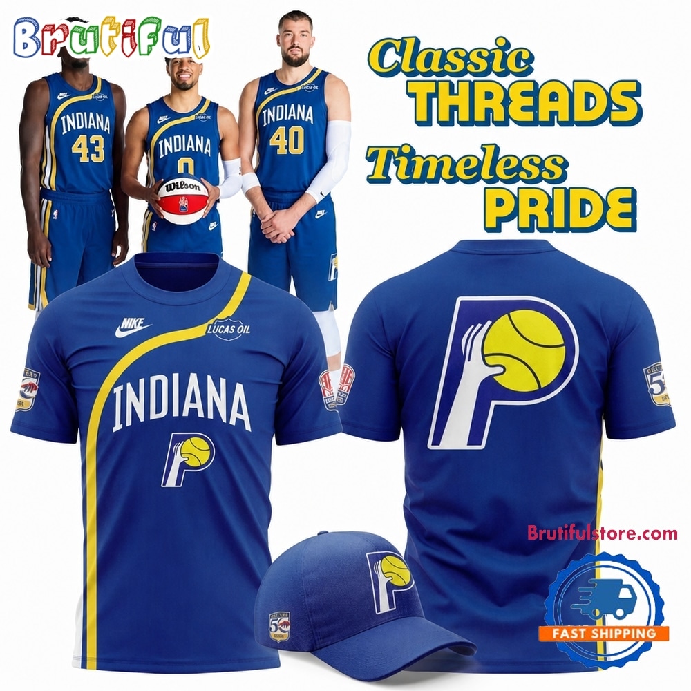 Indiana Pacers ABA Classic Edition 2026 T Shirt Indiana Pacers ABA Classic Edition 2026 T Shirt