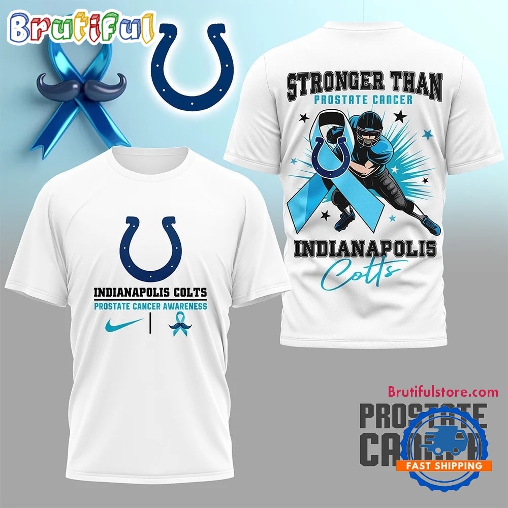 Indianapolis Colts NFL Prostate Cancer Awareness Month 3D Shirt Indianapolis Colts NFL Prostate Cancer Awareness Month 3D Shirt