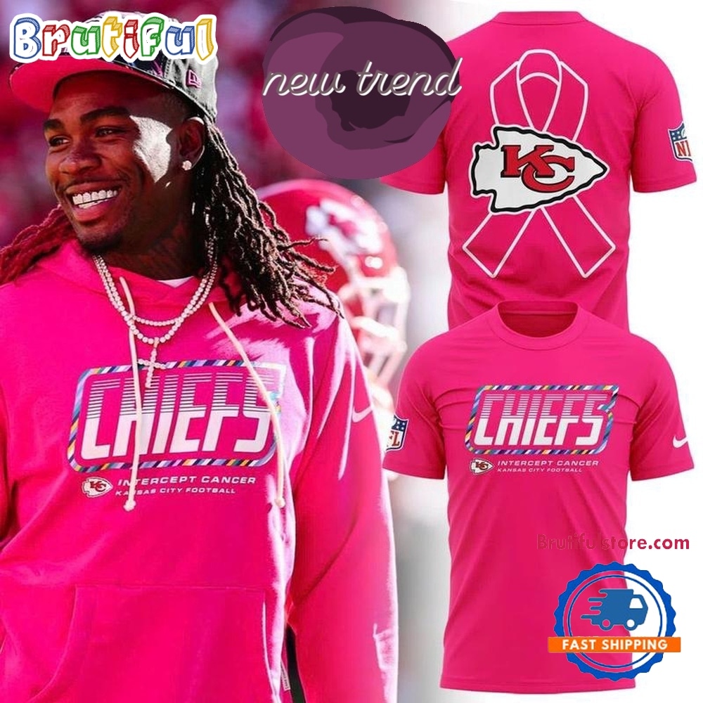 Kansas City Chiefs 2026 Crucial Catch Limited Pink 3D Shirt Kansas City Chiefs 2026 Crucial Catch Limited Pink 3D Shirt