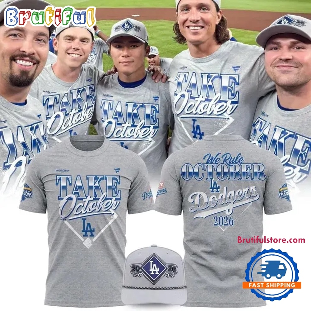 Los Angeles Dodgers Take October Division Series Champions 3D Shirt Los Angeles Dodgers Take October Division Series Champions 3D Shirt