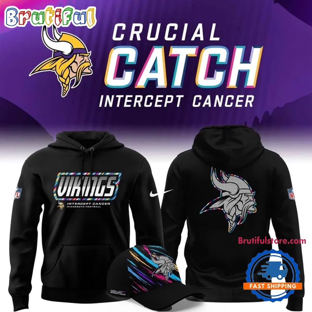 Minnesota Vikings 2026 NFL Crucial Catch New Design Hoodie Minnesota Vikings 2026 NFL Crucial Catch New Design Hoodie