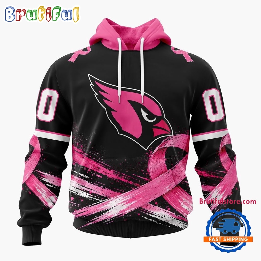 NFL Arizona Cardinals Personalized Pink Fights Breast Cancer 2026 Design Hoodie, TShirt, Sweatshirt 1