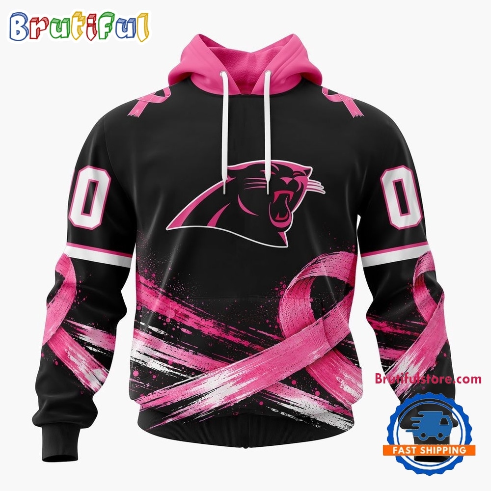 NFL Carolina Panthers Personalized Pink Fights Breast Cancer 2026 Design Hoodie, TShirt, Sweatshirt 1