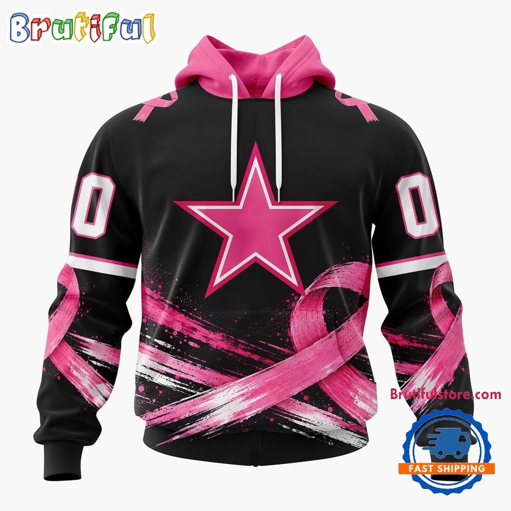 NFL Dallas Cowboys Personalized Pink Fights Breast Cancer 2026 Design Hoodie, TShirt, Sweatshirt 1