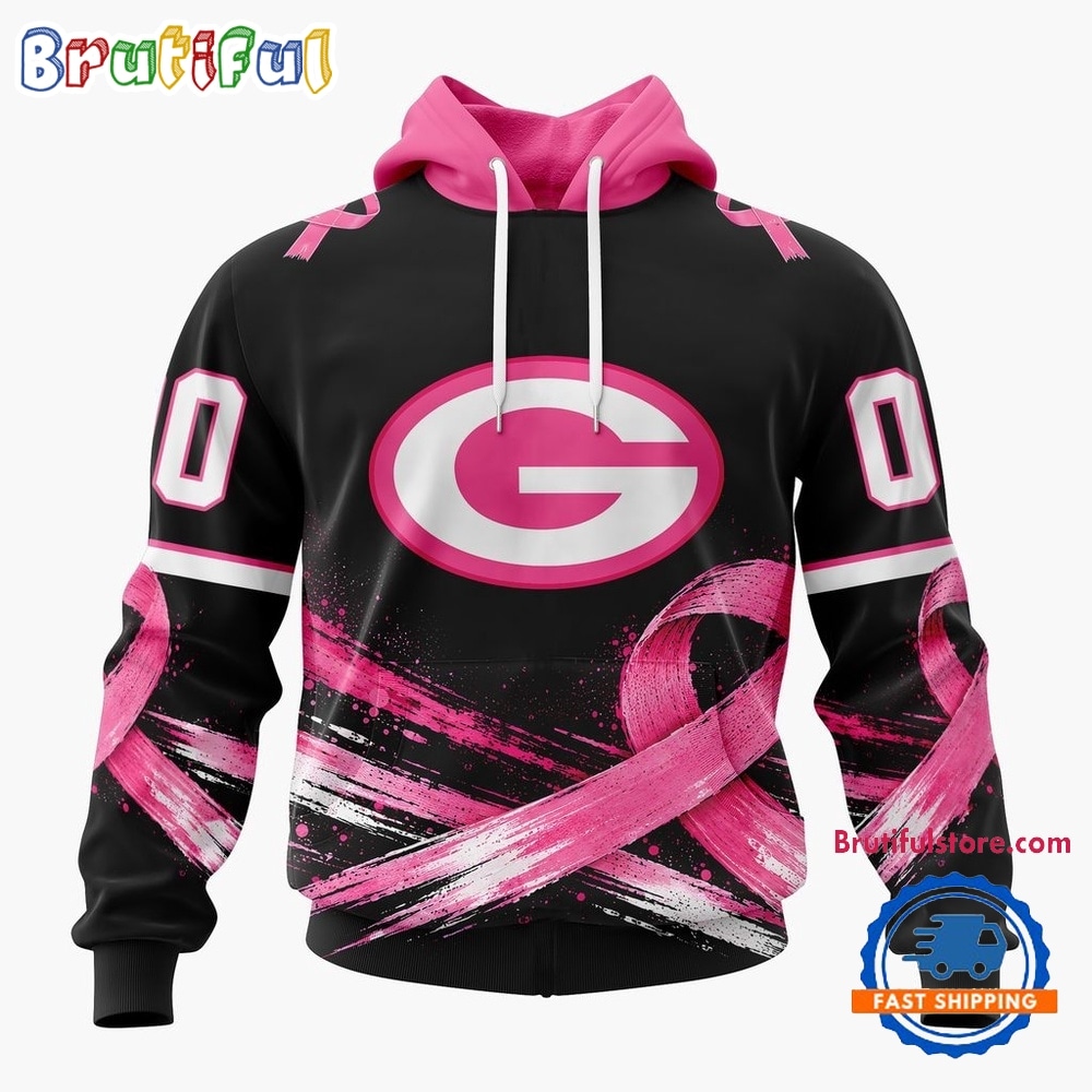 NFL Green Bay Packers Personalized Pink Fights Breast Cancer 2026 Design Hoodie, TShirt, Sweatshirt 1