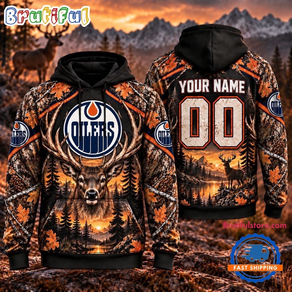 NHL Edmonton Oilers 2026 Personalized Hunting Camo Design Hoodie NHL Edmonton Oilers 2026 Personalized Hunting Camo Design Hoodie
