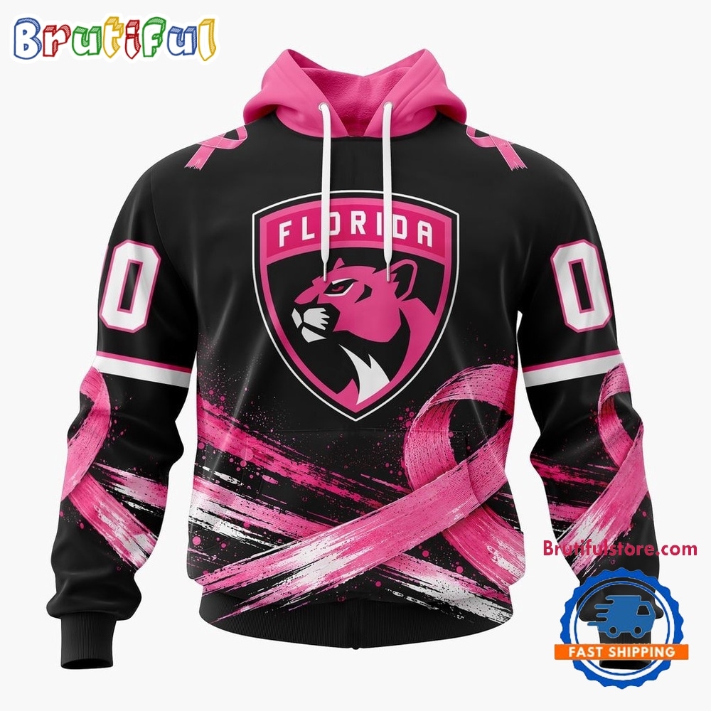NHL Florida Panthers 2026 Hockey Pink Fights Breast Cancer Design Hoodie, TShirt, Sweatshirt 1