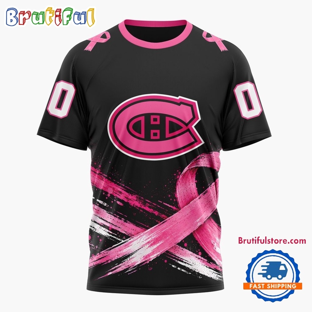 NHL Montreal Canadiens 2026 Hockey Pink Fights Breast Cancer Design Hoodie, TShirt, Sweatshirt NHL Montreal Canadiens 2026 Hockey Pink Fights Breast Cancer Design Hoodie, TShirt, Sweatshirt
