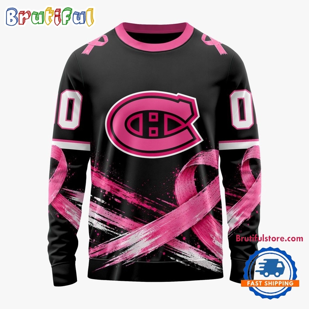 NHL Montreal Canadiens 2026 Hockey Pink Fights Breast Cancer Design Hoodie, TShirt, Sweatshirt NHL Montreal Canadiens 2026 Hockey Pink Fights Breast Cancer Design Hoodie, TShirt, Sweatshirt
