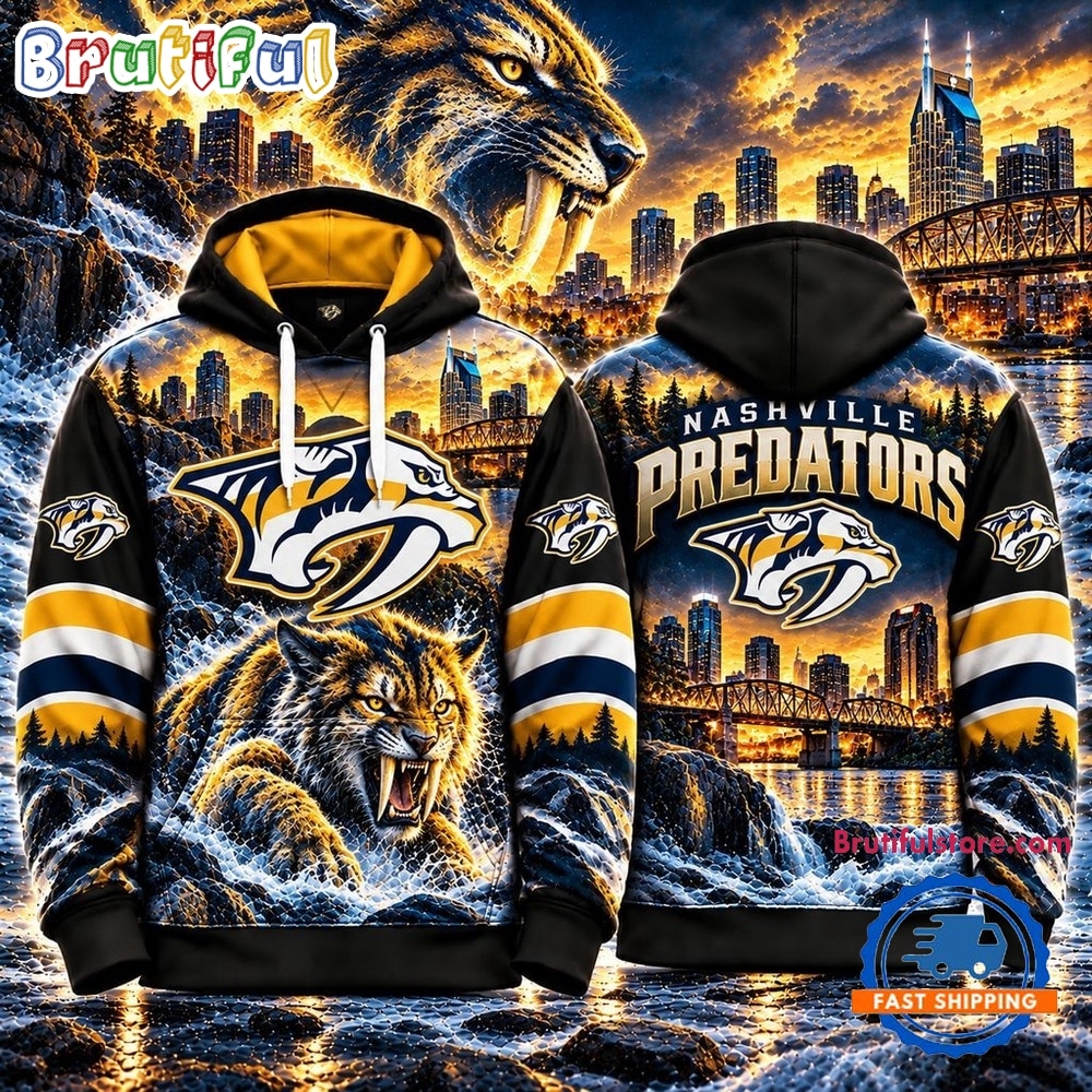 NHL Nashville Predators Special Mascot Design Concept Kit 2026 Hoodie Shirt NHL Nashville Predators Special Mascot Design Concept Kit 2026 Hoodie Shirt