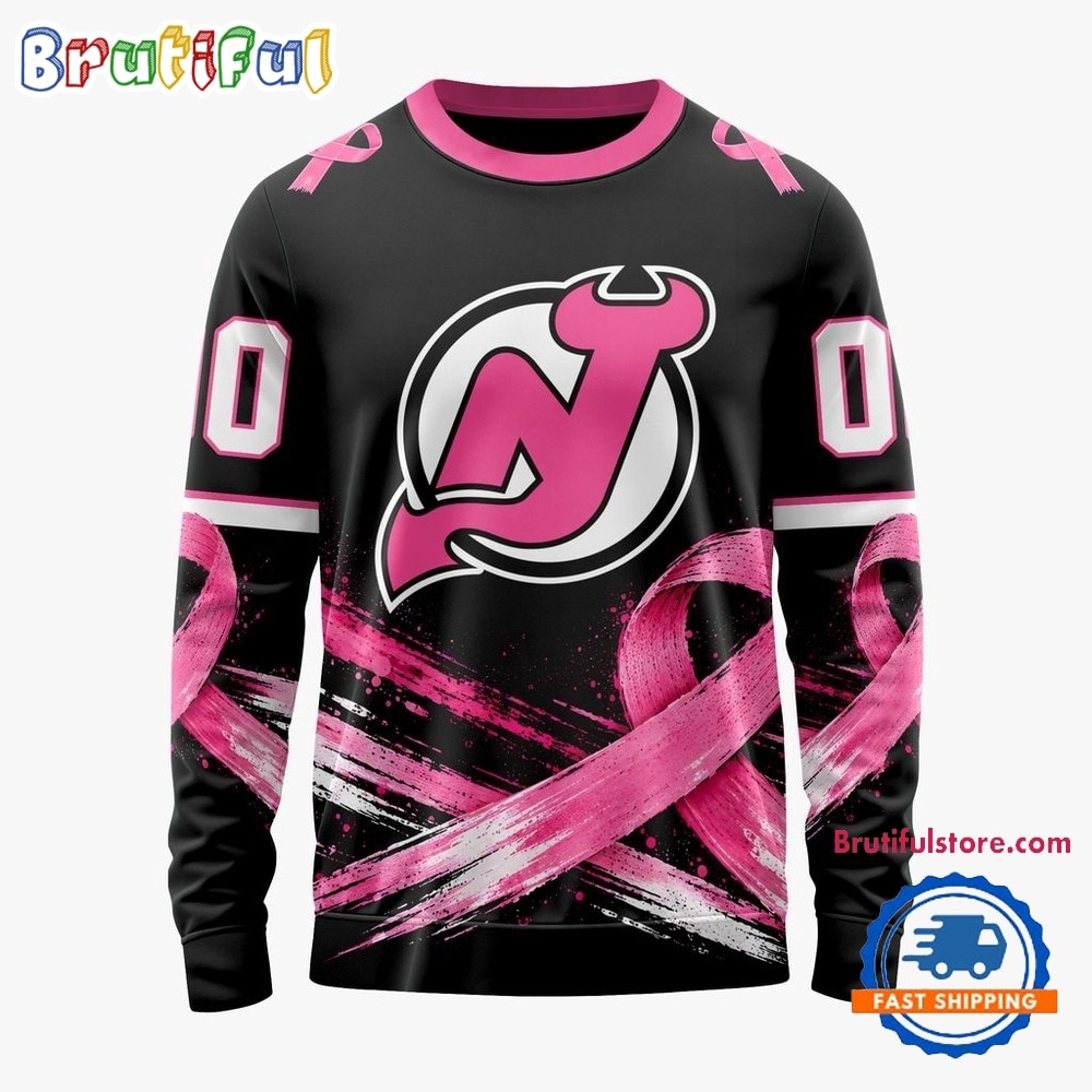 NHL New Jersey Devils 2026 Hockey Pink Fights Breast Cancer Design Hoodie, TShirt, Sweatshirt NHL New Jersey Devils 2026 Hockey Pink Fights Breast Cancer Design Hoodie, TShirt, Sweatshirt