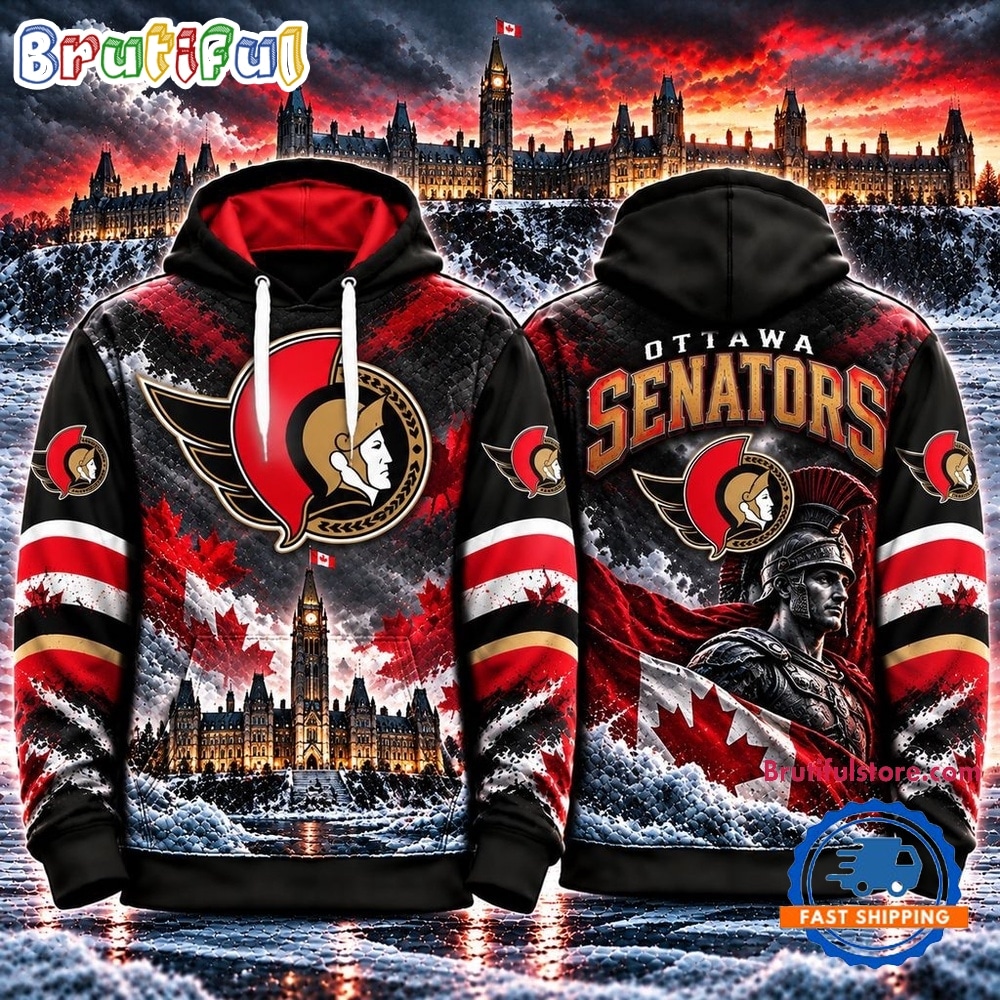 NHL Ottawa Senators Special Mascot Design Concept Kit 2026 Hoodie Shirt NHL Ottawa Senators Special Mascot Design Concept Kit 2026 Hoodie Shirt