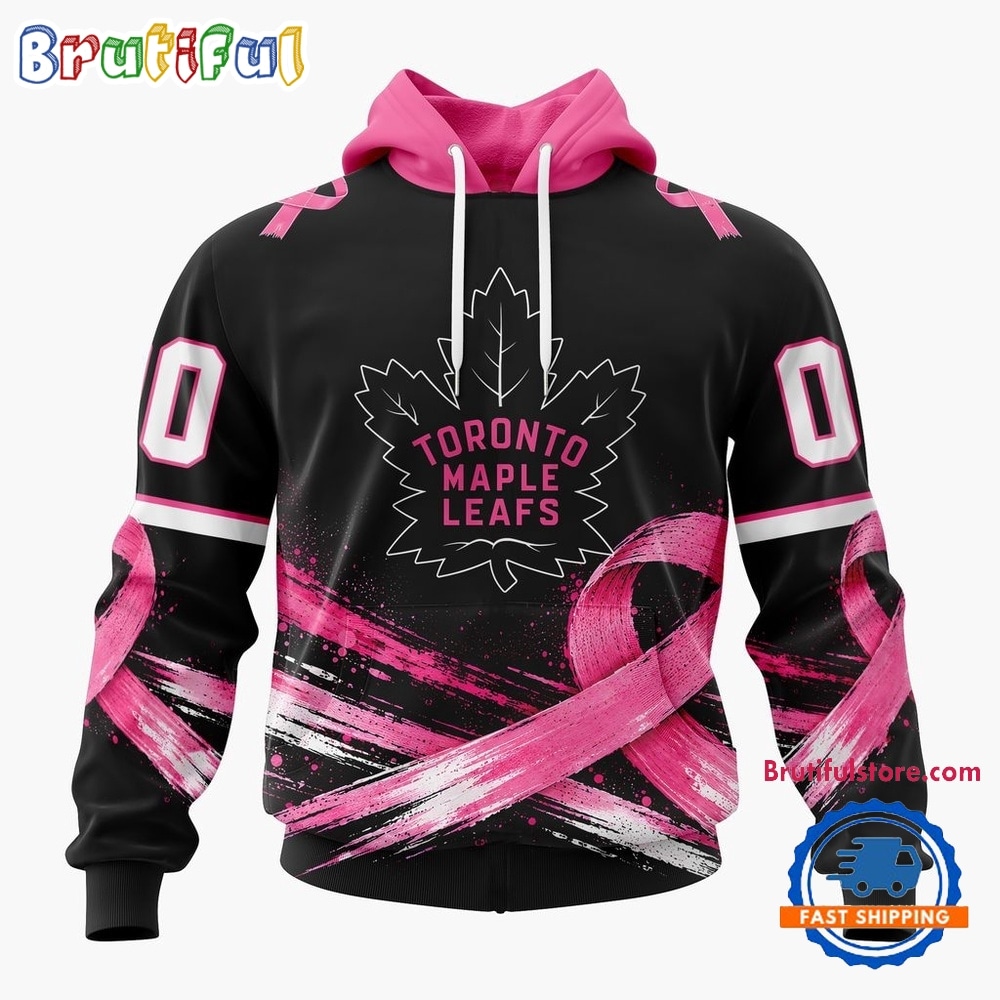 NHL Toronto Maple Leafs 2026 Hockey Pink Fights Breast Cancer Design Hoodie, TShirt, Sweatshirt 1