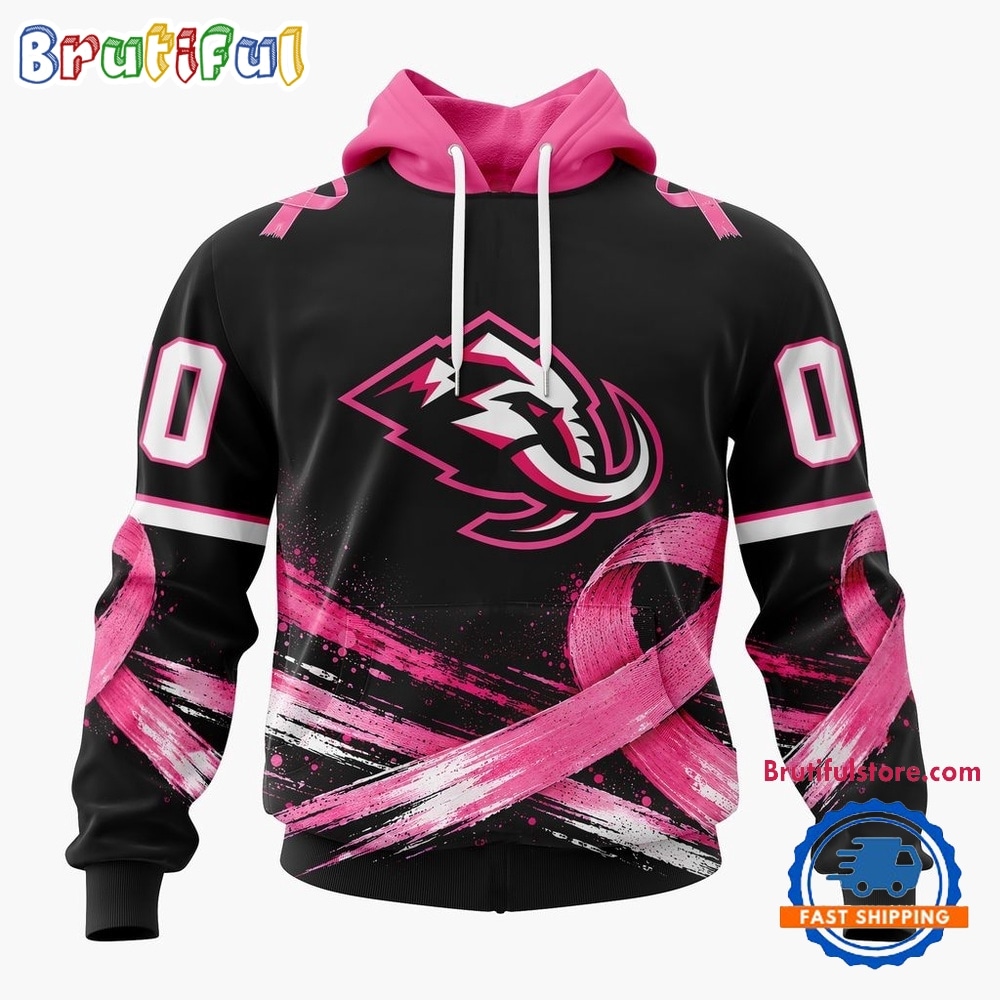 NHL Utah Mammoth 2026 Hockey Pink Fights Breast Cancer Design Hoodie, TShirt, Sweatshirt 1