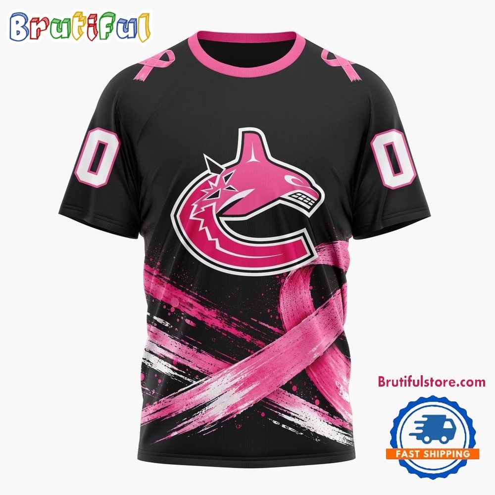 NHL Vancouver Canucks 2026 Hockey Pink Fights Breast Cancer Design Hoodie, TShirt, Sweatshirt NHL Vancouver Canucks 2026 Hockey Pink Fights Breast Cancer Design Hoodie, TShirt, Sweatshirt