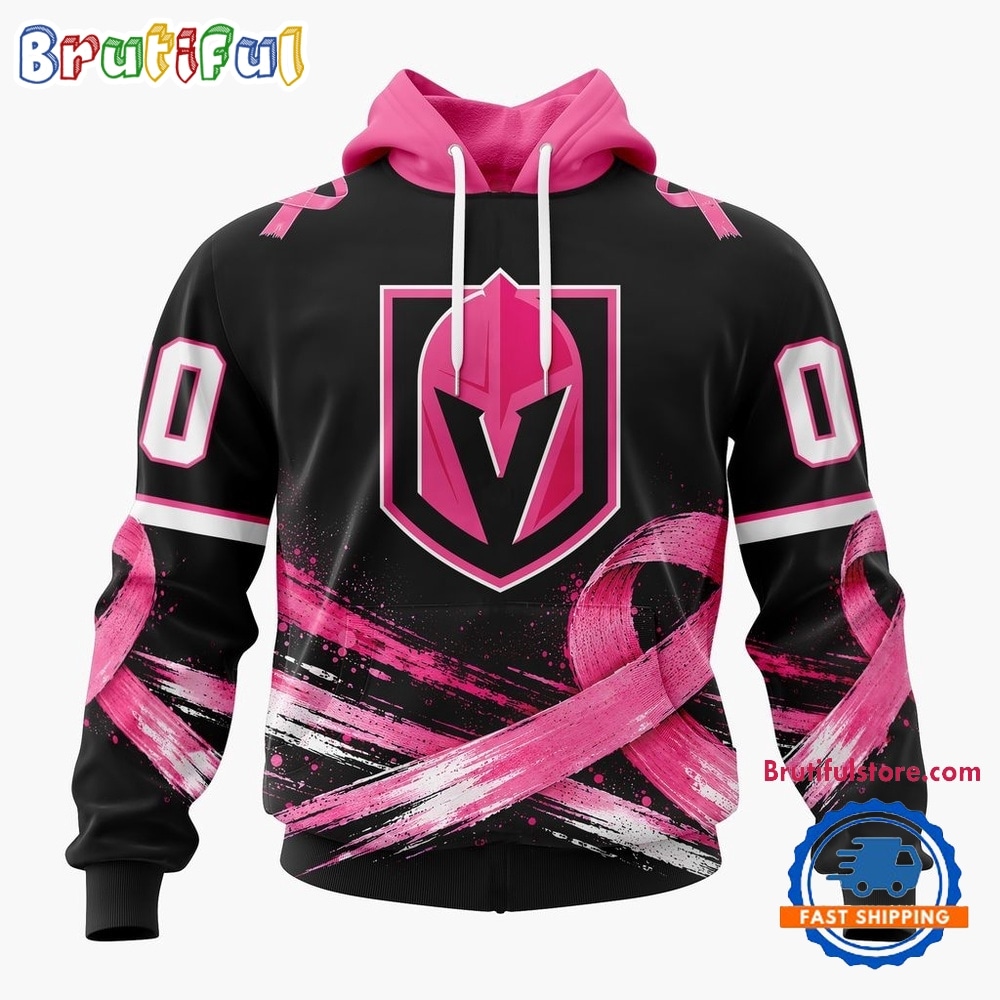 NHL Vegas Golden Knights 2026 Hockey Pink Fights Breast Cancer Design Hoodie, TShirt, Sweatshirt 1