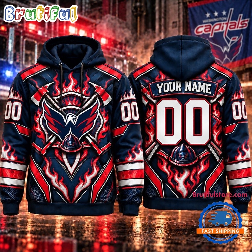 NHL Washington Capitals 2026 Honoring Firefighters Personalized Hoodie Shirt NHL Washington Capitals 2026 Honoring Firefighters Personalized Hoodie Shirt