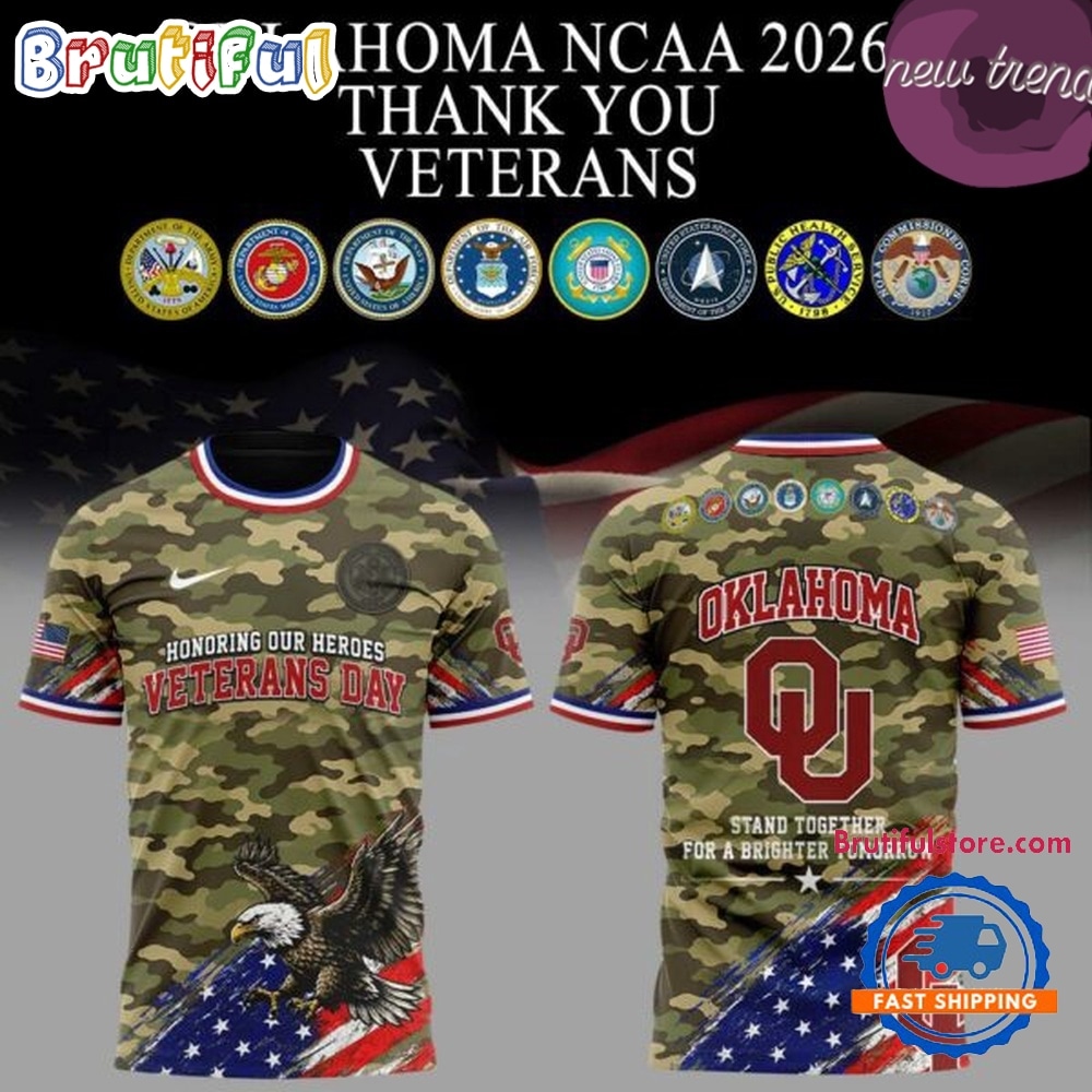 Oklahoma Sooners Veterans Day 2026 T Shirt Oklahoma Sooners Veterans Day 2026 T Shirt
