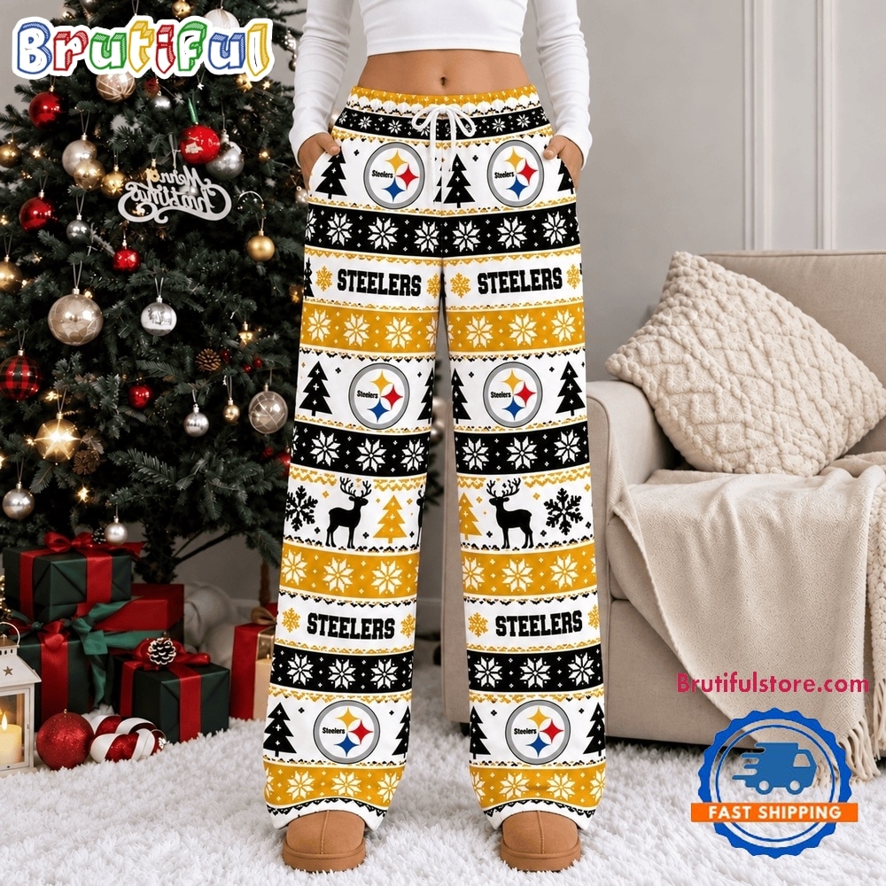 Pittsburgh Steelers NFL Christmas Loose Pajama Pants Pittsburgh Steelers NFL Christmas Loose Pajama Pants