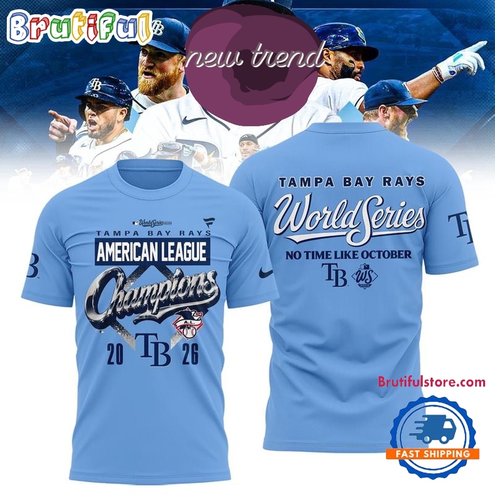 Tampa Bay Rays 2026 ALCS Champions World Series New Design T Shirt Tampa Bay Rays 2026 ALCS Champions World Series New Design T Shirt