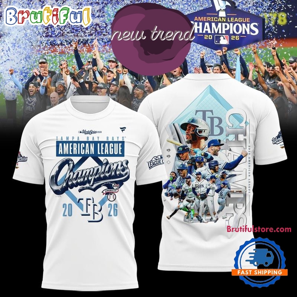 Tampa Bay Rays 2026 ALCS Champions World Series White T Shirt Tampa Bay Rays 2026 ALCS Champions World Series White T Shirt