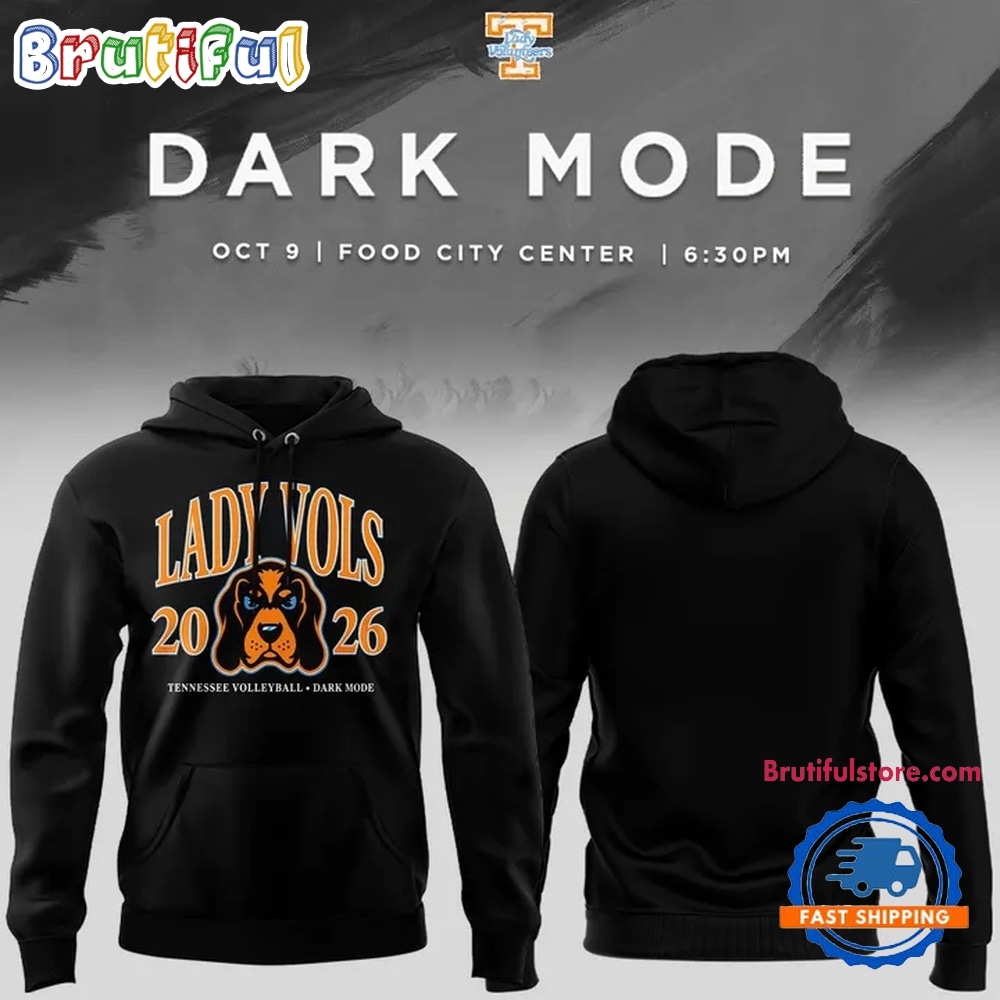 Tennessee Lady Volunteers Volleyball Dark Mode 2026 Hoodie Tennessee Lady Volunteers Volleyball Dark Mode 2026 Hoodie