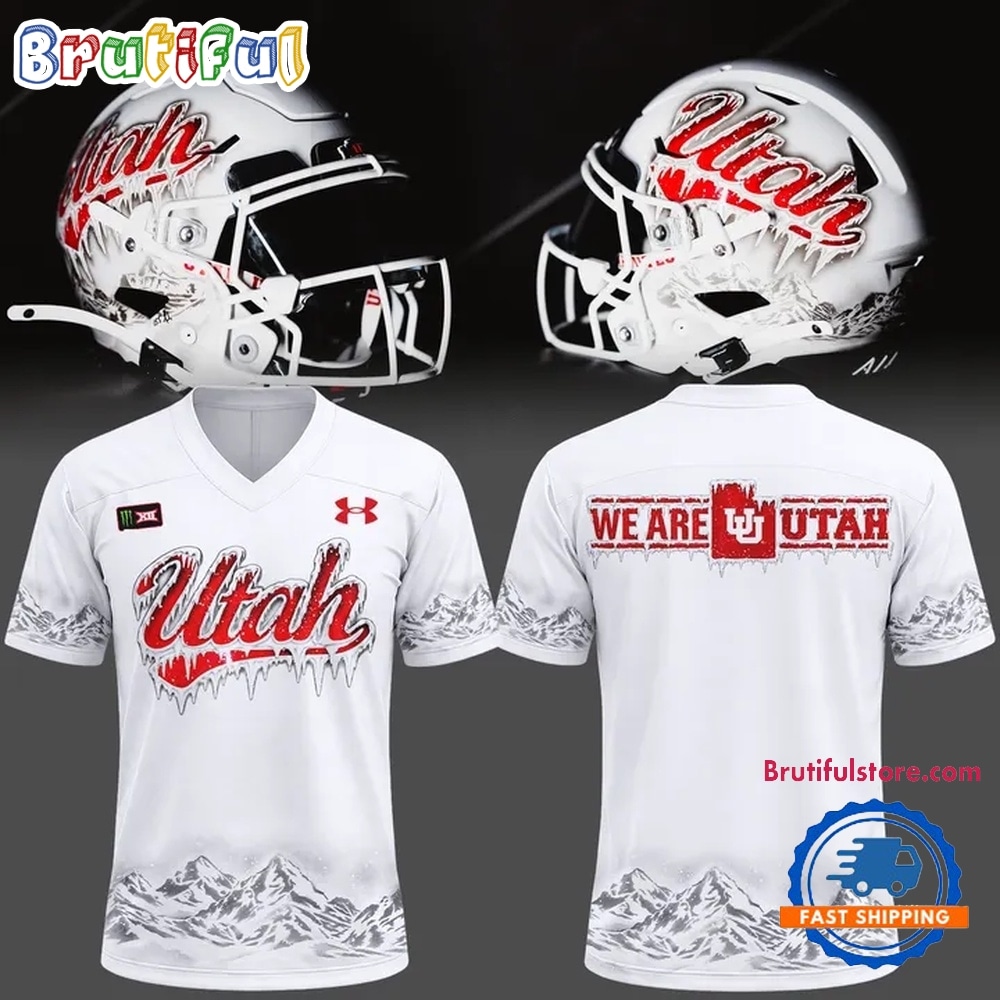Utah Utes football Ice Cold White Out Exclusive 2026 Football Jersey Utah Utes football Ice Cold White Out Exclusive 2026 Football Jersey